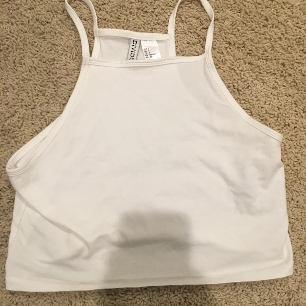 white tank top